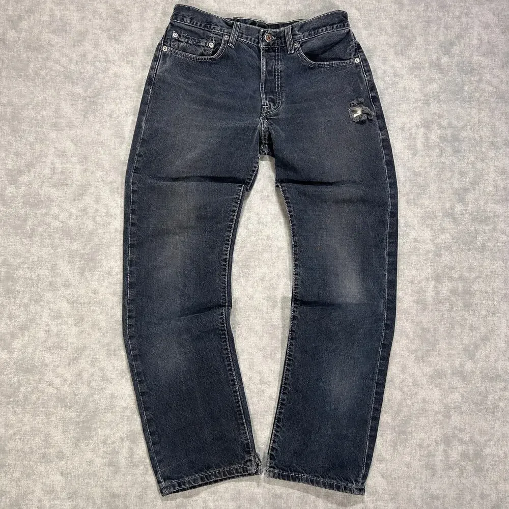 Vintage Y2K Levis 501 XX Jeans Dark Wash Mens 30x31 2003 Made in Mexico